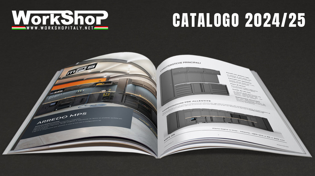 Catalogo arredo officina Work Shop