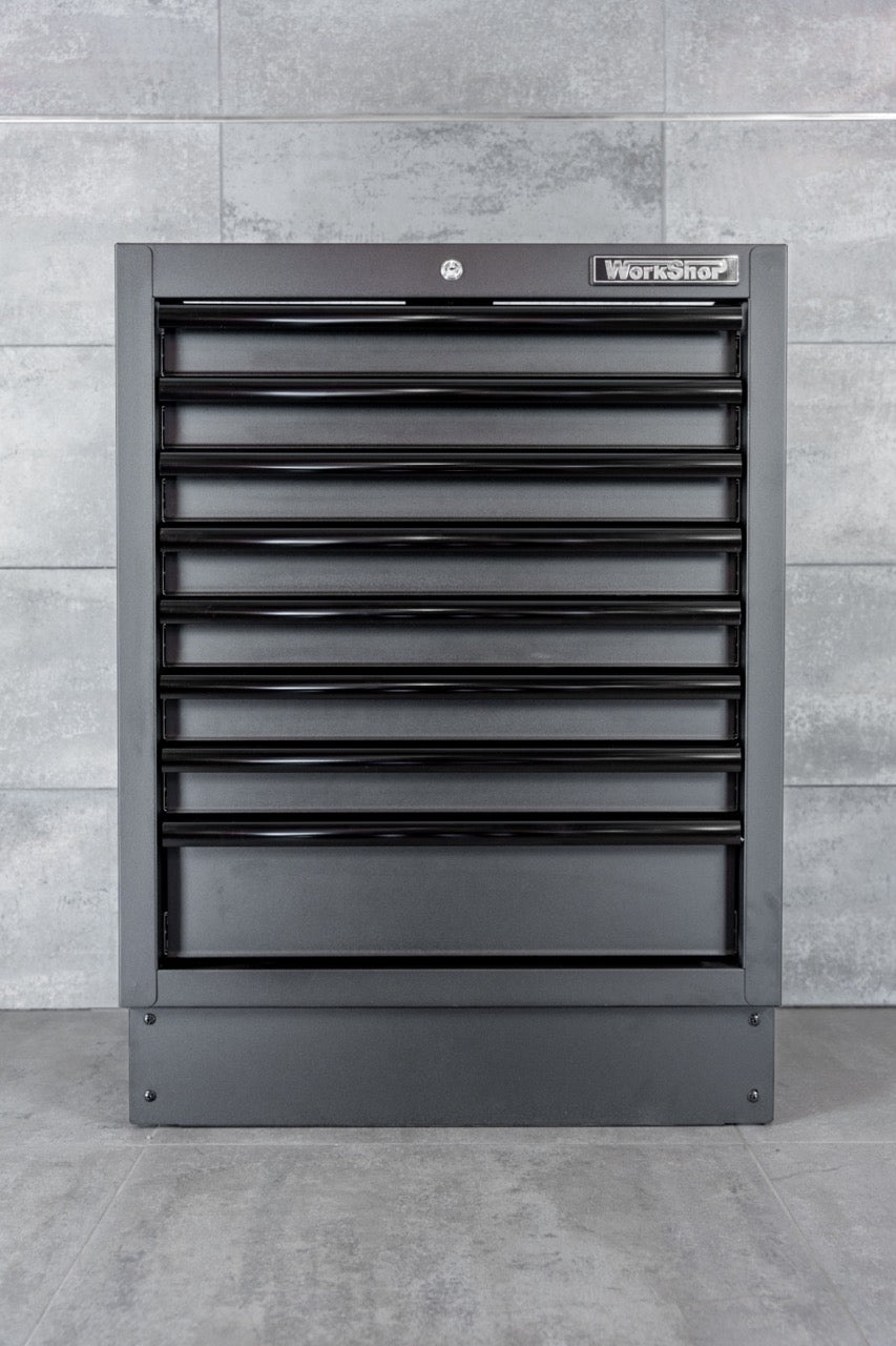 Modulo 8 Cassetti per arredo  Workshopitaly MPS Total Black