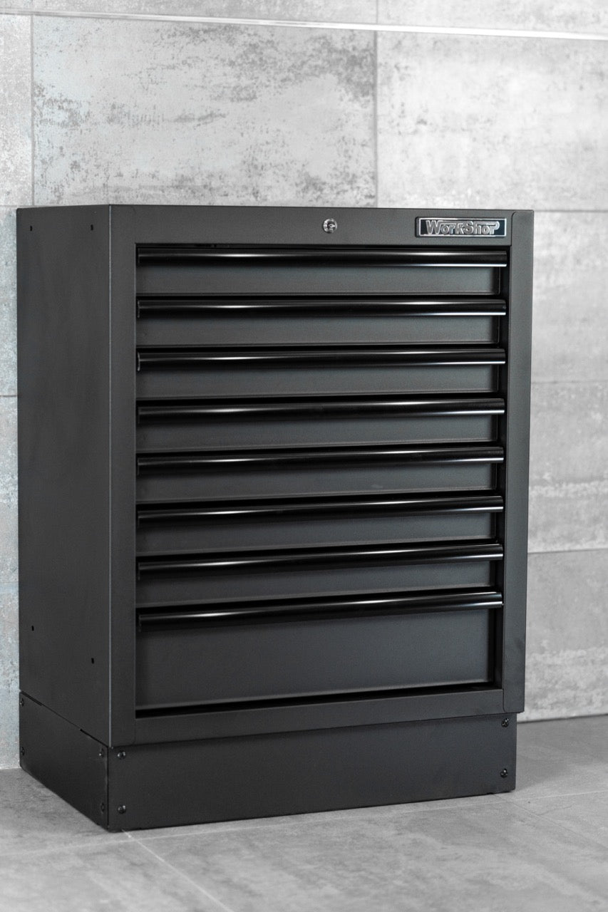 Modulo 8 Cassetti per arredo  Workshopitaly MPS Total Black