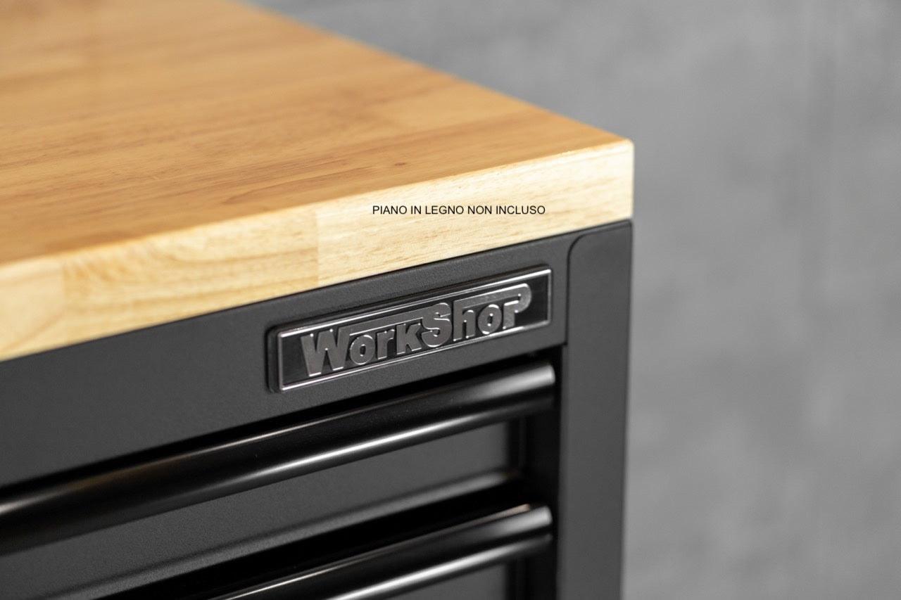 Modulo 8 Cassetti per arredo  Workshopitaly MPS Total Black