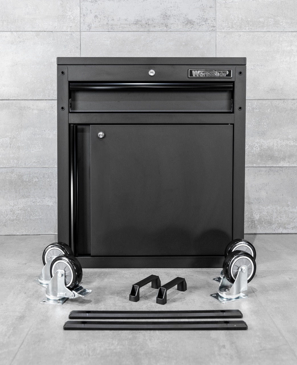 Carrello Officina Multiuso Workshopitaly MPS Total Black porta computer