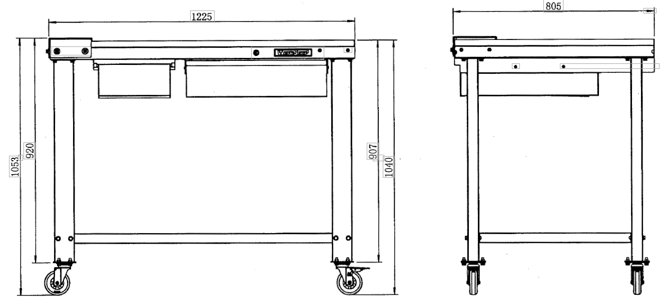 Banco recupero olio con supporto morsa Workshopitaly Total Black