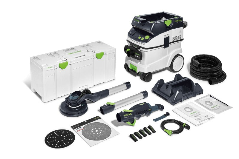 Levigatrice Festool a stelo LHS 2 225 EQI-Plus + Aspiratore CTL 36-Set