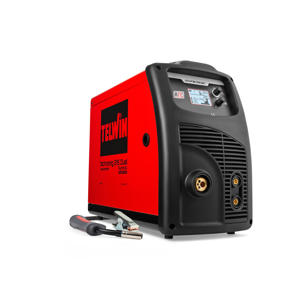 Saldatrice inverter a filo Telwin Technomig 215 Dual Synergic