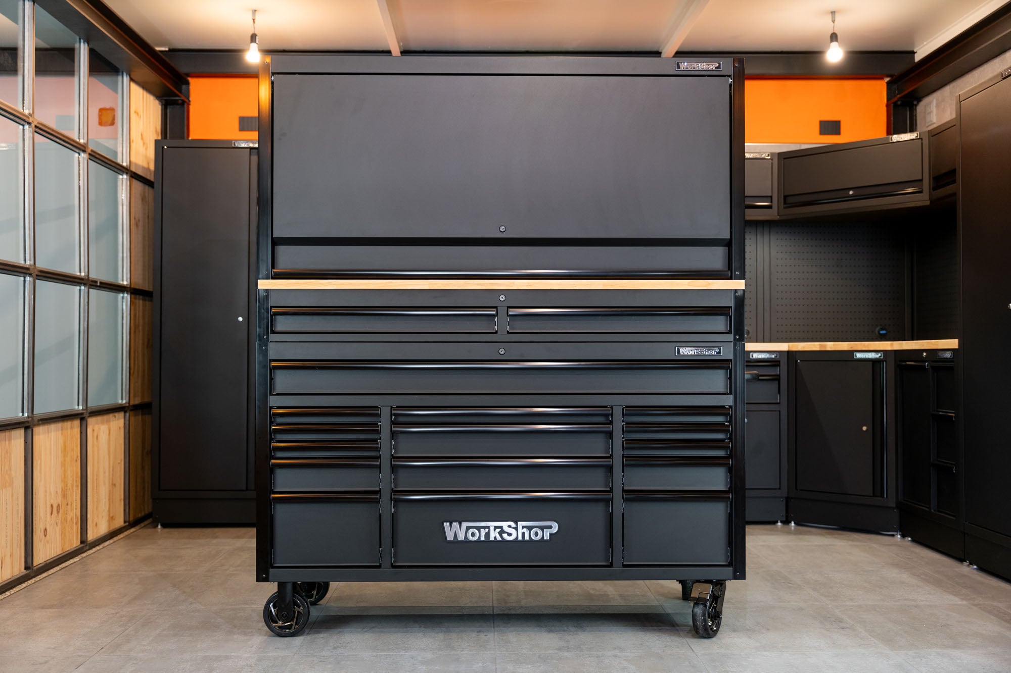 Carrello multifunzione Workshopitaly Full Black KING SIZE full optional