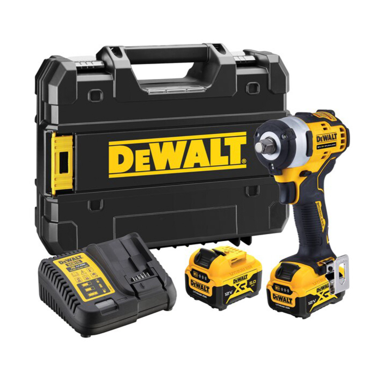 Avvitatore ad impulsi a batteria 1/2" a 12V XR, 2 x 5Ah Dewalt DCF901P2