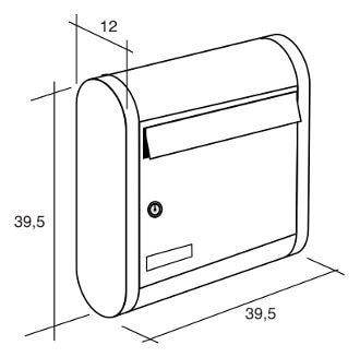 Cassetta Postale  ALUBOX SOLE