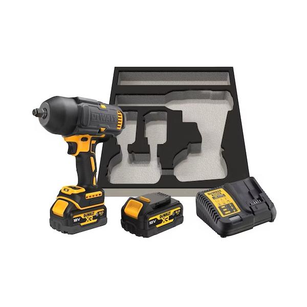 Avvitatore a impulsi DeWalt DCF900P2G-QW  set 5ah 1/2" in termoformato per carrelli