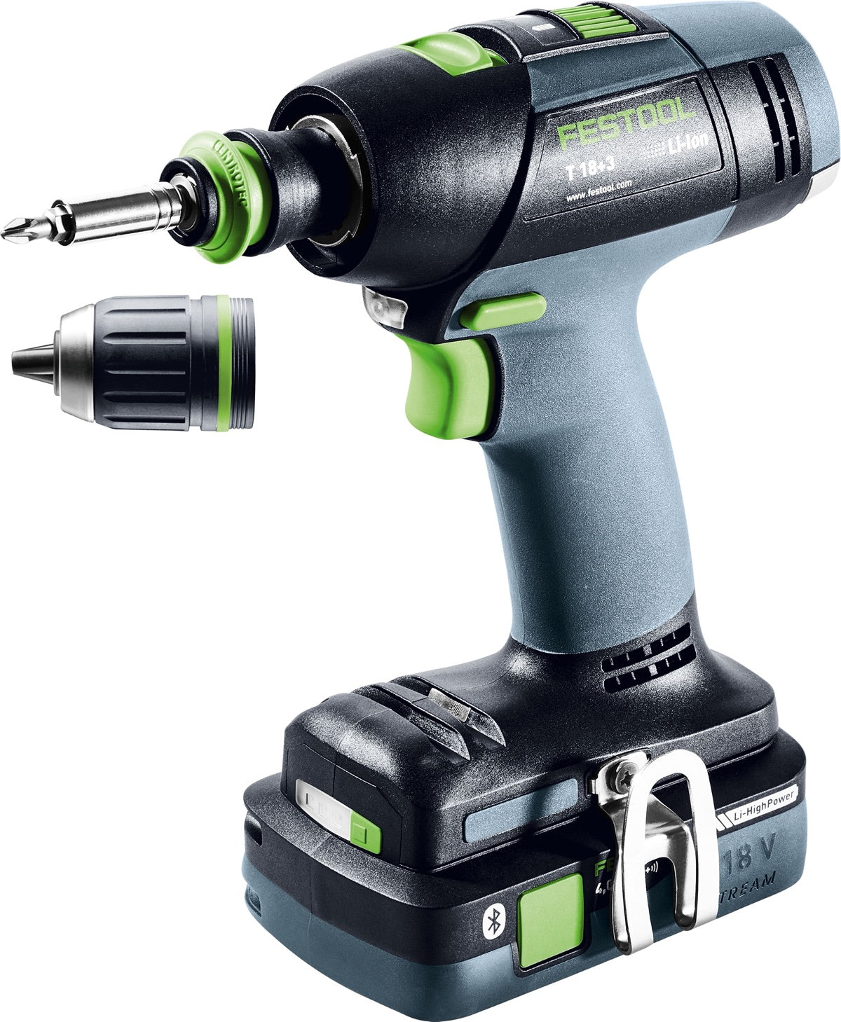 Festool Trapano avvitatore a batteria T 18+3 HPC 4,0 I-Plus