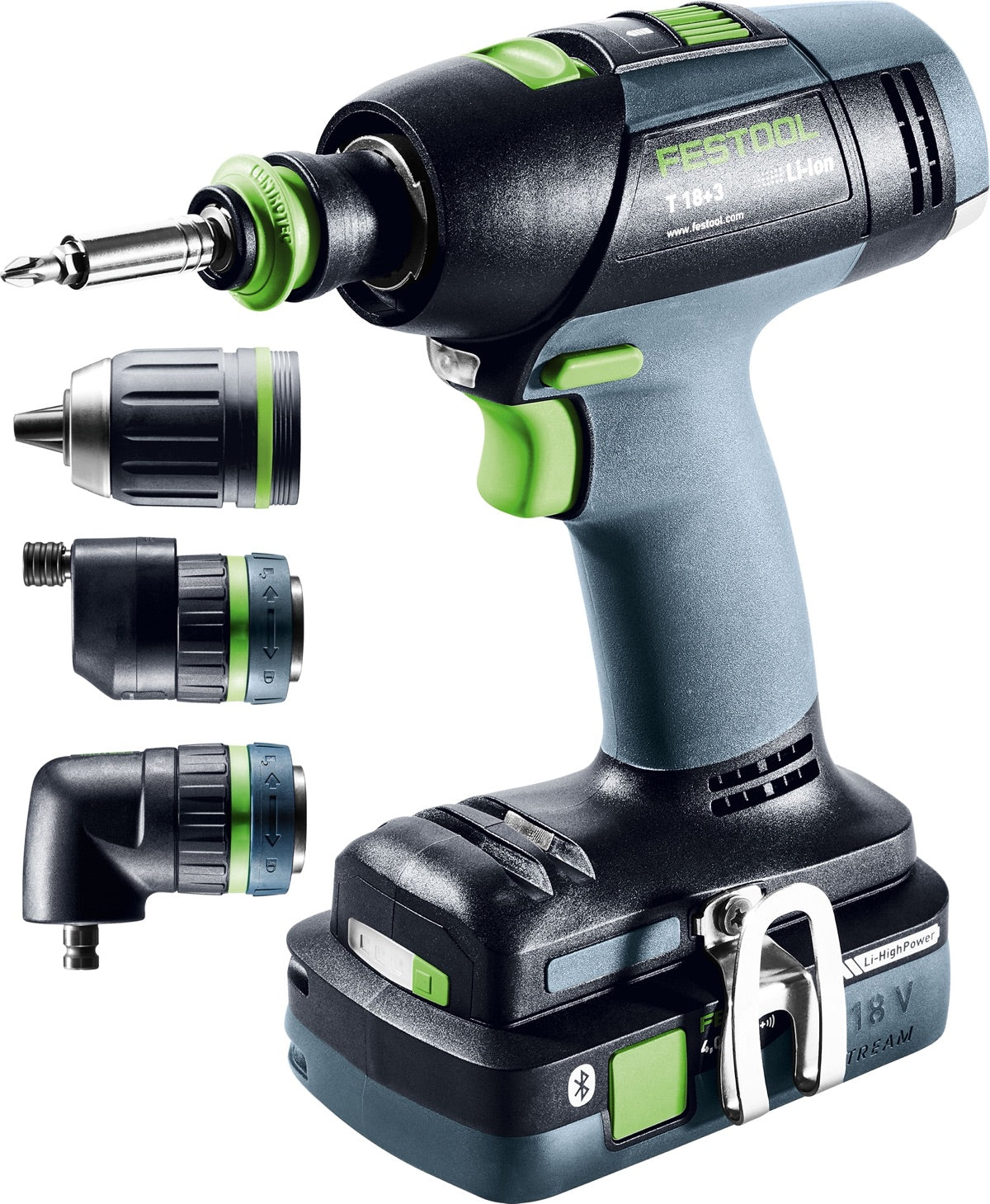 Festool Trapano avvitatore a batteria T 18+3 HPC 4,0 I-Set