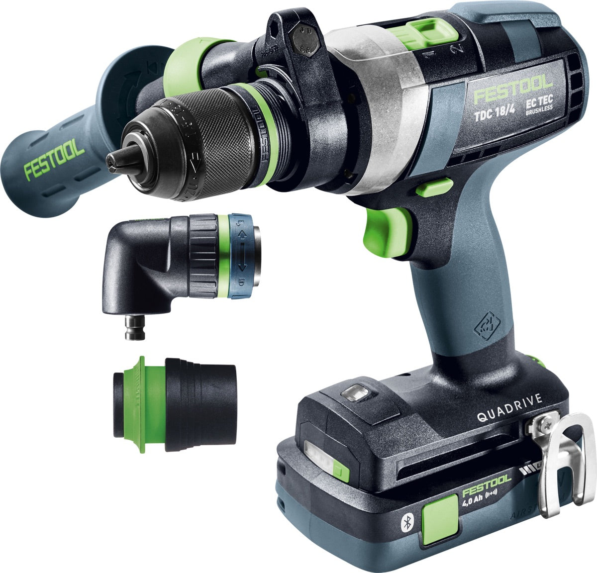 Festool Trapano avvitatore a batteria QUADRIVE TDC 18/4 5,0/4,0 I-Set