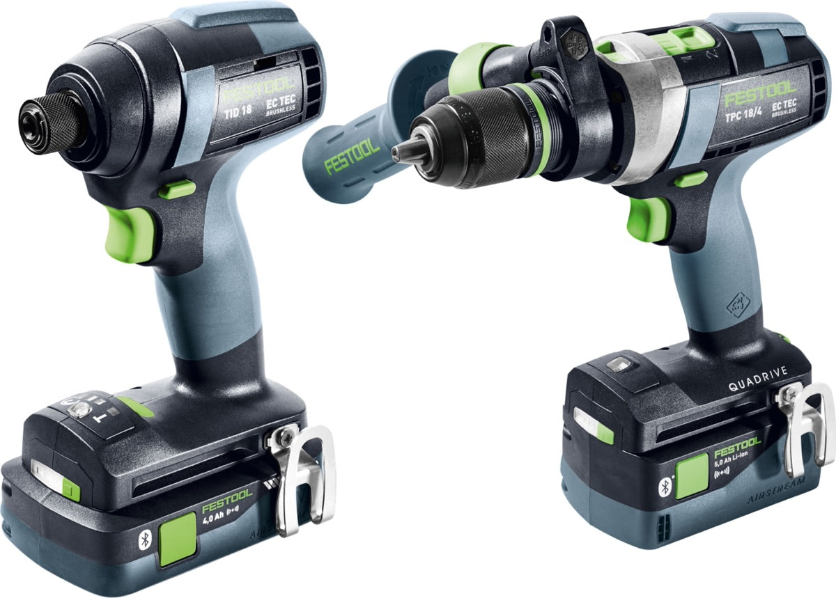 Festool Set di avvitatori e punte TID 18 5,0/4,0-Set TPC 18/4