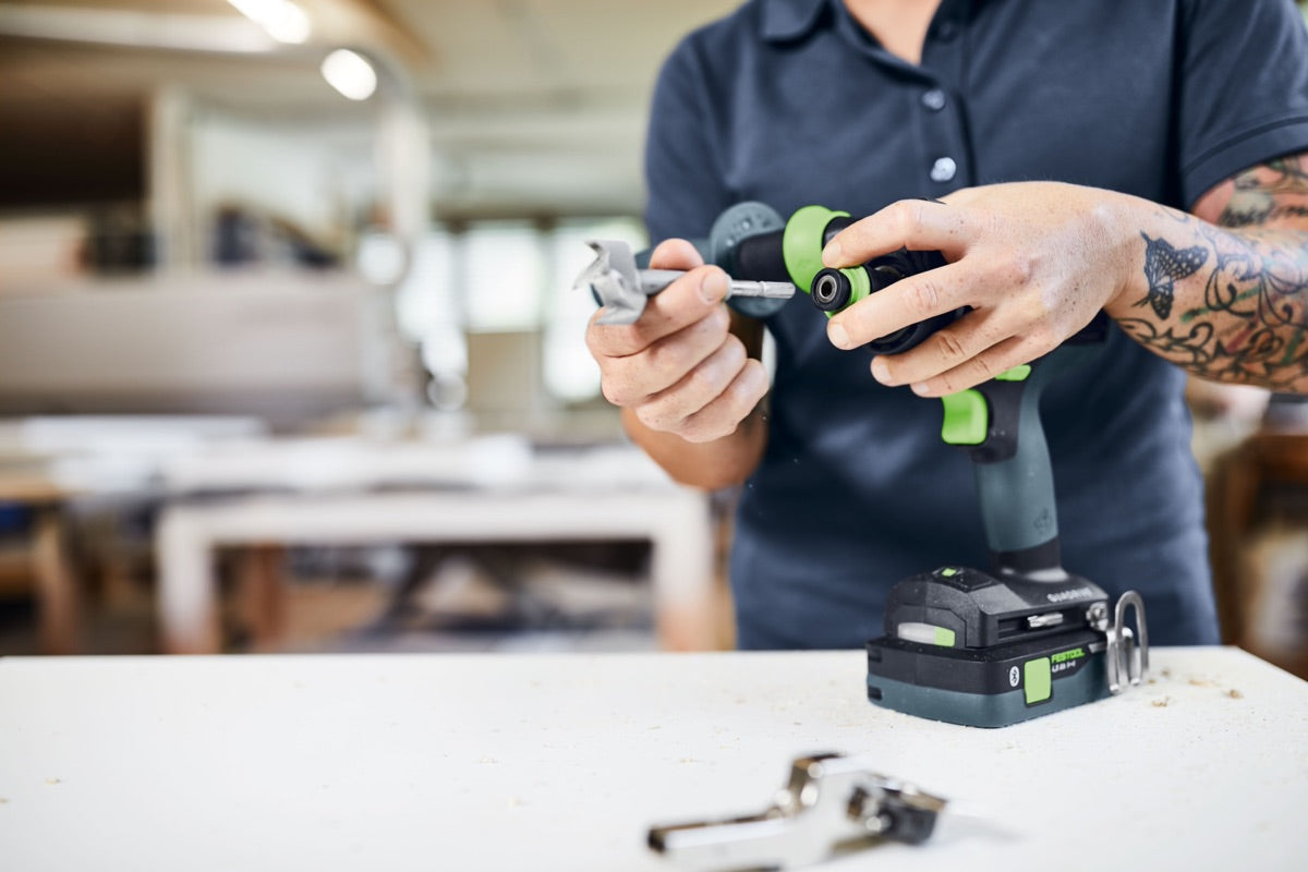 Festool Trapano avvitatore con percussione a batteria QUADRIVE TPC 18/4 5,0/4,0 I-Set/XL