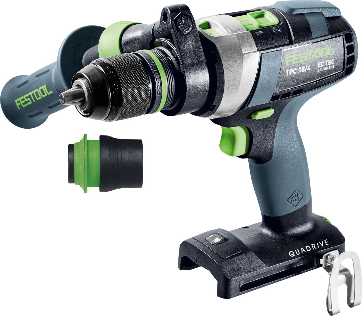 Festool Trapano avvitatore con percussione a batteria QUADRIVE TPC 18/4-Basic