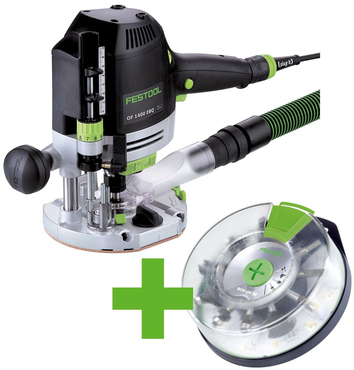 Festool Fresatrice OF 1400 EBQ-Plus + Box-OF-S