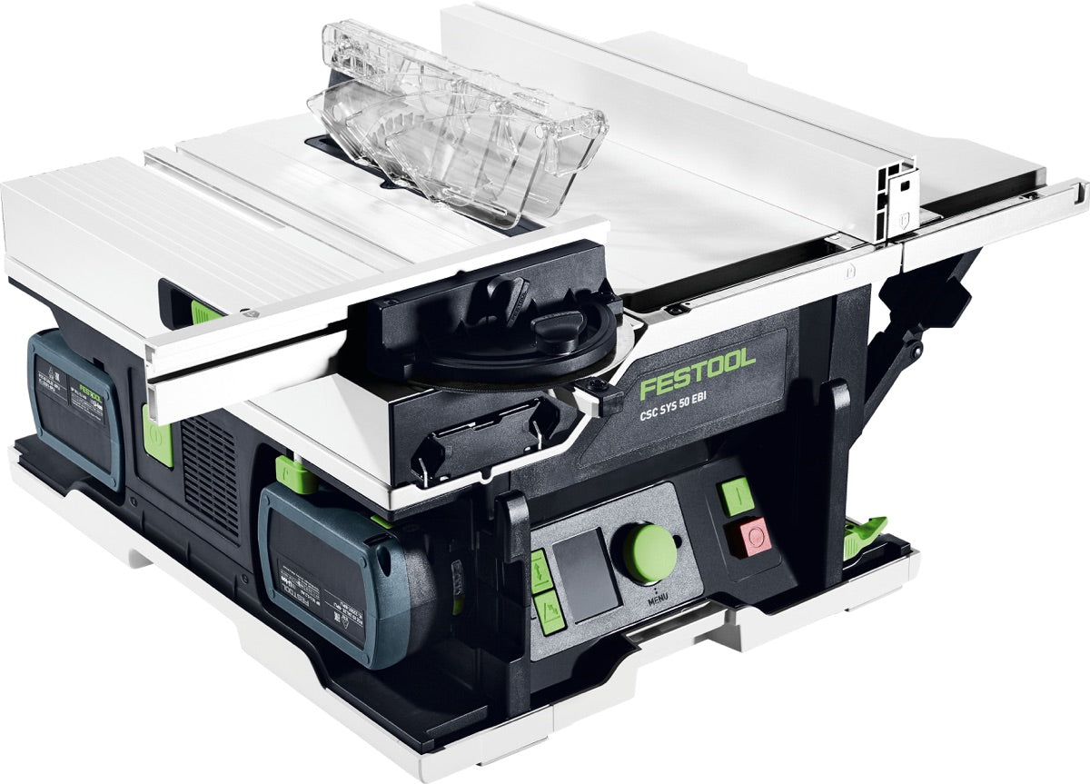 Festool Sega circolare da banco a batteria CSC SYS 50 EBI-Plus