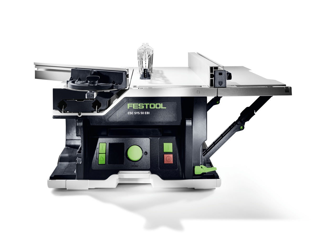 Festool Sega circolare da banco a batteria CSC SYS 50 EB-Basic