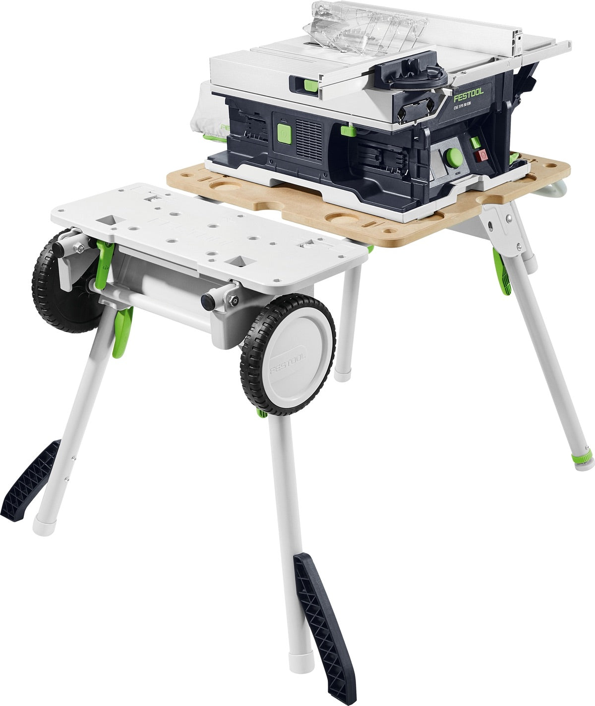 Festool Sega circolare da banco a batteria CSC SYS 50 EB-Basic-Set