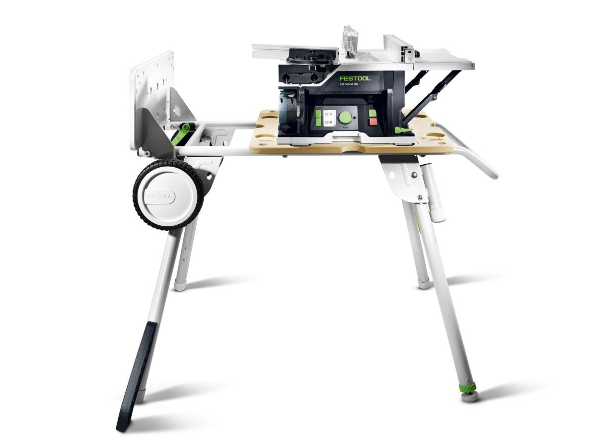 Festool Sega circolare da banco a batteria CSC SYS 50 EB-Basic-Set