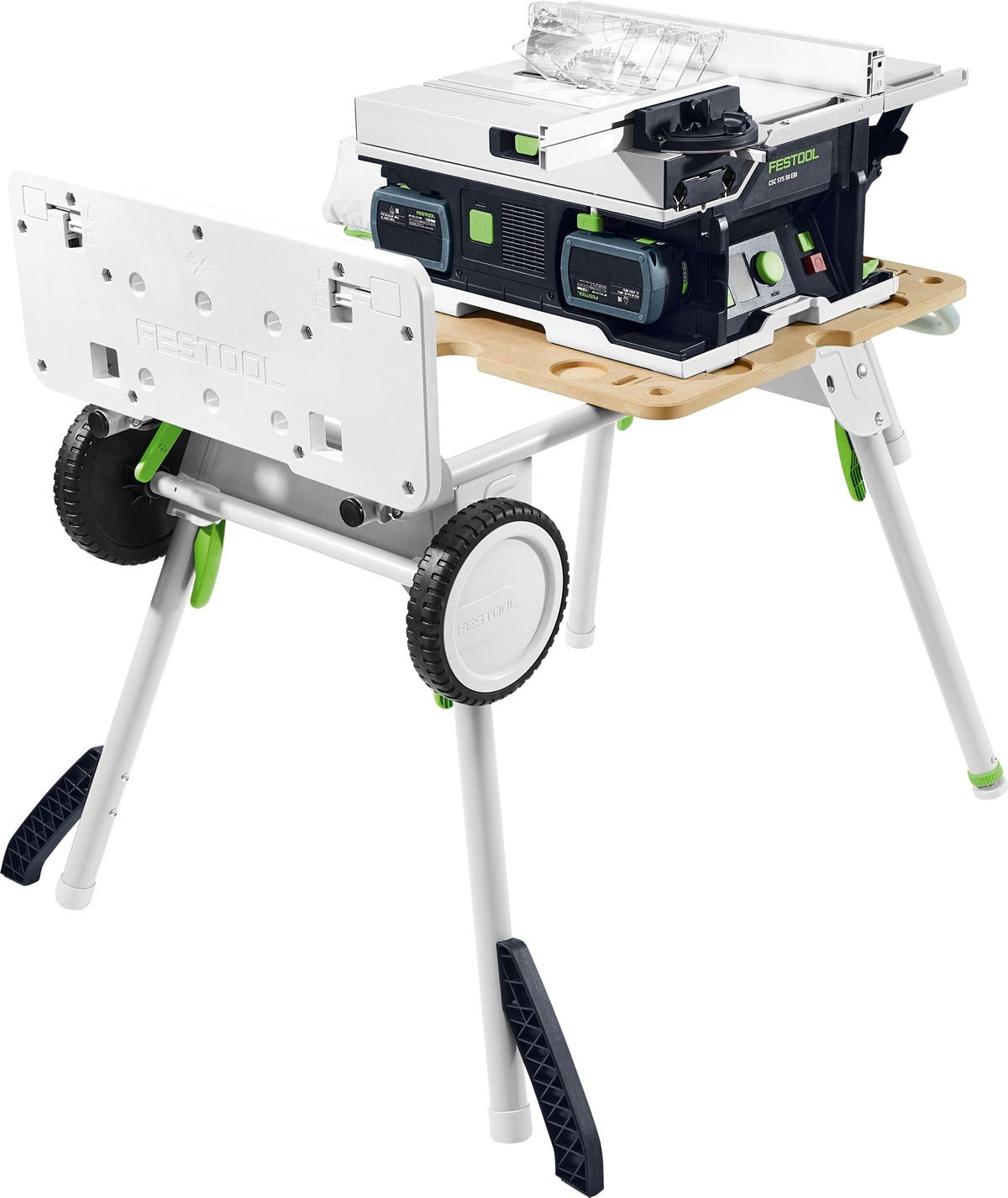 Festool Sega circolare da banco a batteria CSC SYS 50 EBI-Set