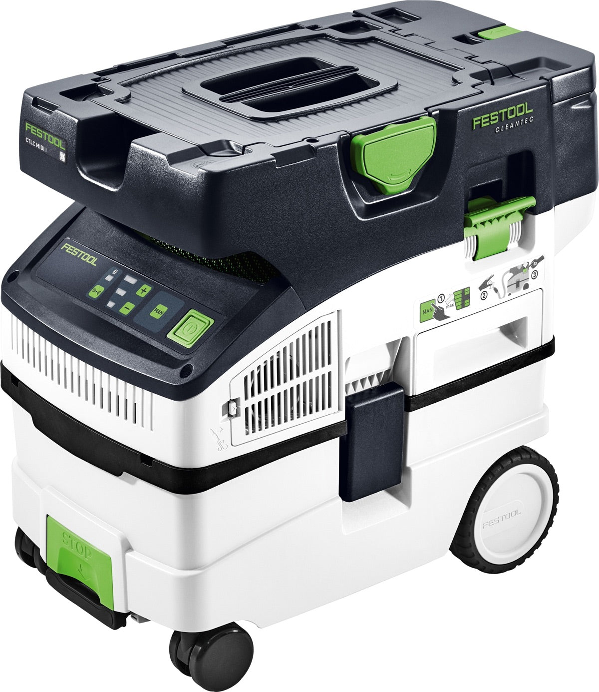 Festool Unità mobile di aspirazione a batteria CLEANTEC CTLC MIDI I-Basic