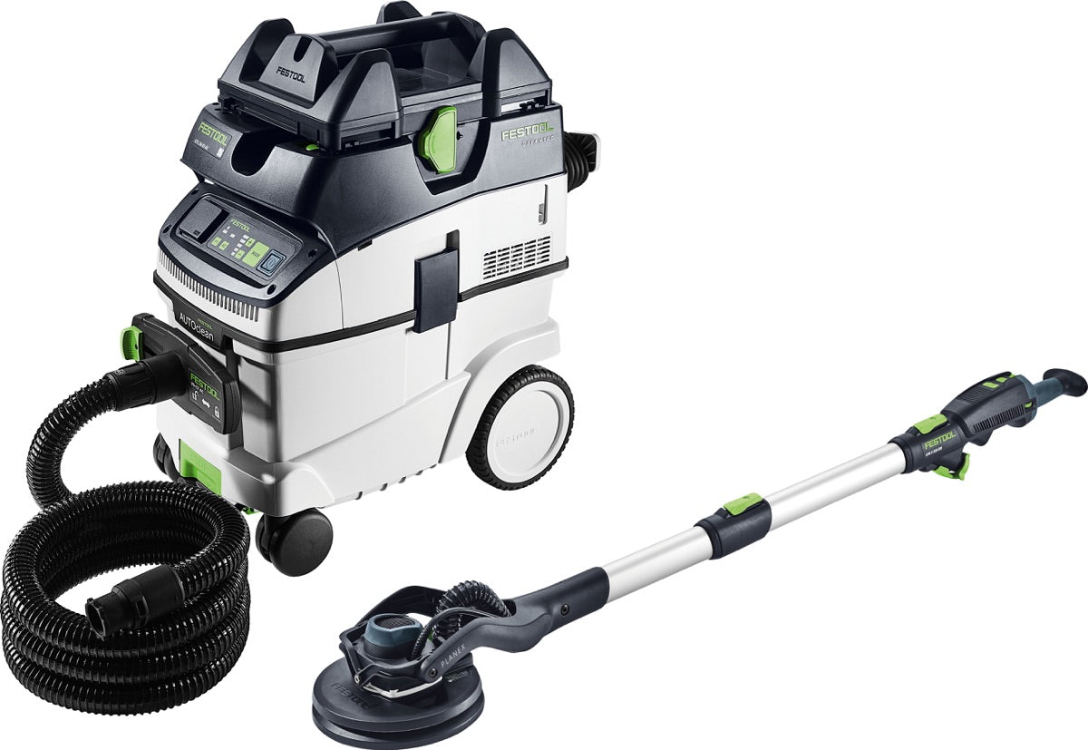 Festool Set con levigatrice a stelo e aspiratore PLANEX LHS 2 225 EQI/CTL 36-Set