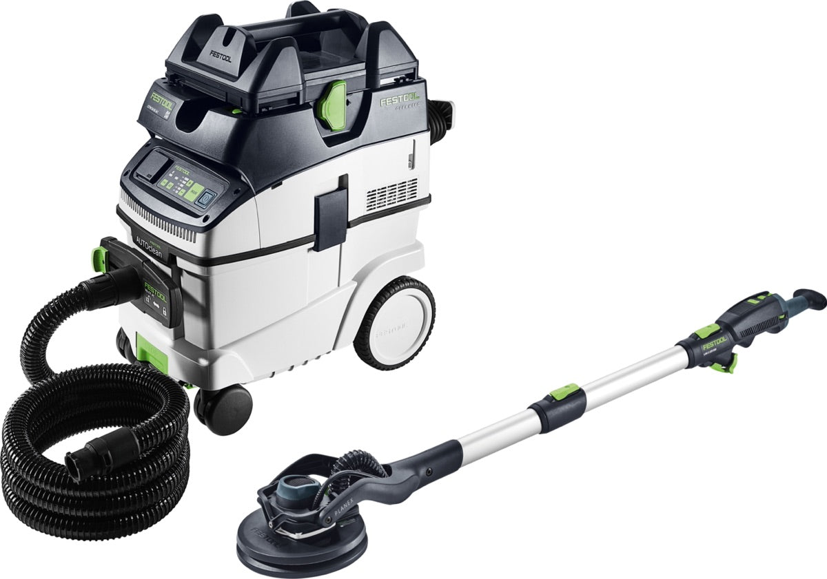 Festool Set con levigatrice a stelo e aspiratore PLANEX LHS 2 225 EQI/CTM 36-Set