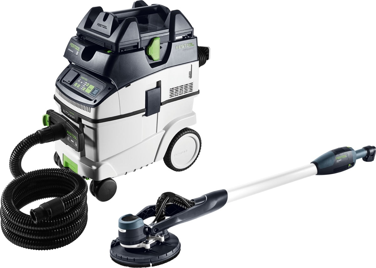 Festool Set con levigatrice a stelo e aspiratore PLANEX LHS-E 225/CTM 36-Set