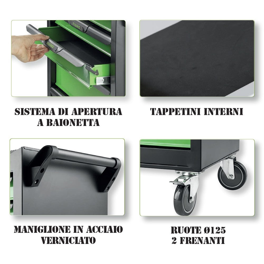 Carrello Porta Utensili Fasano Tools FG 101V/5G