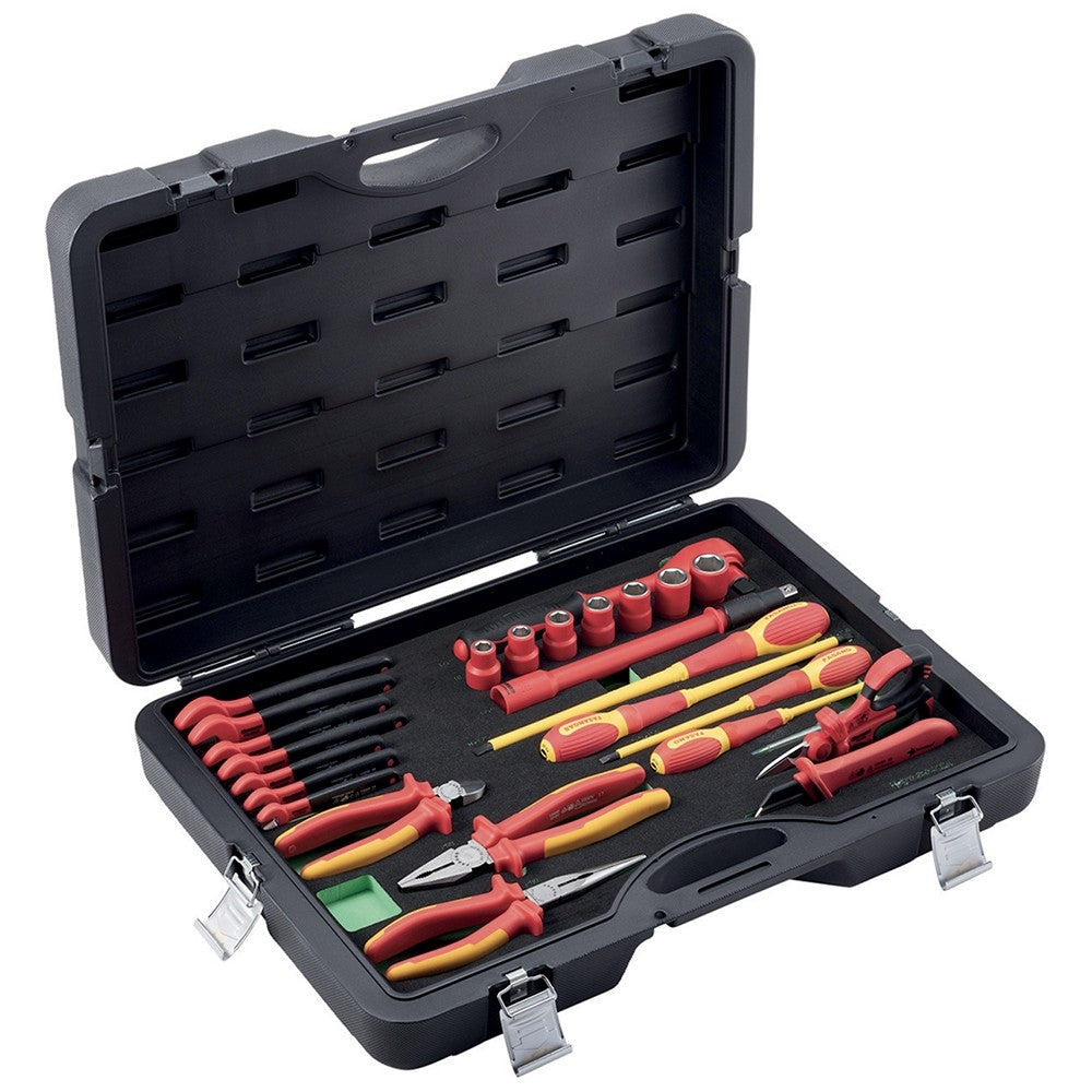 KIT 28 UTENSILI ISOLATI,1.000V Fasano Tools FG 603/S28A per veicoli elettrici