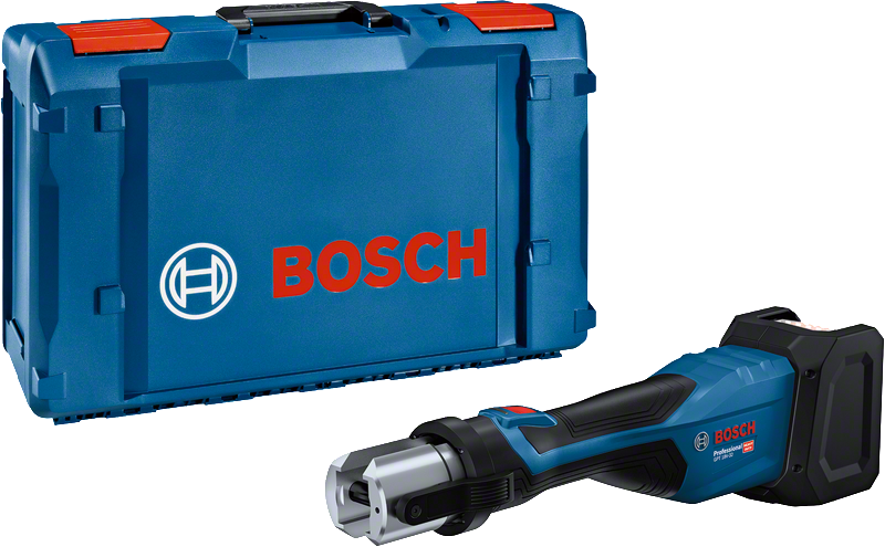 Pressatrice a batteria Bosch GPT 18V-32 Professional con ganasce profilo SV 15 22 28