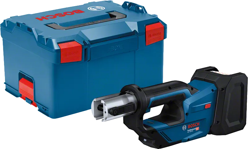 Pressatrice a batteria Bosch GPT 18V-19 Professional con ganasce profilo U 15 22 28