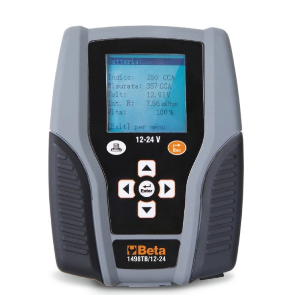 Tester digitale per batteria 12V e analizzatore sistema di avviamento e ricarica 12-24V Beta 1498TB/12-24