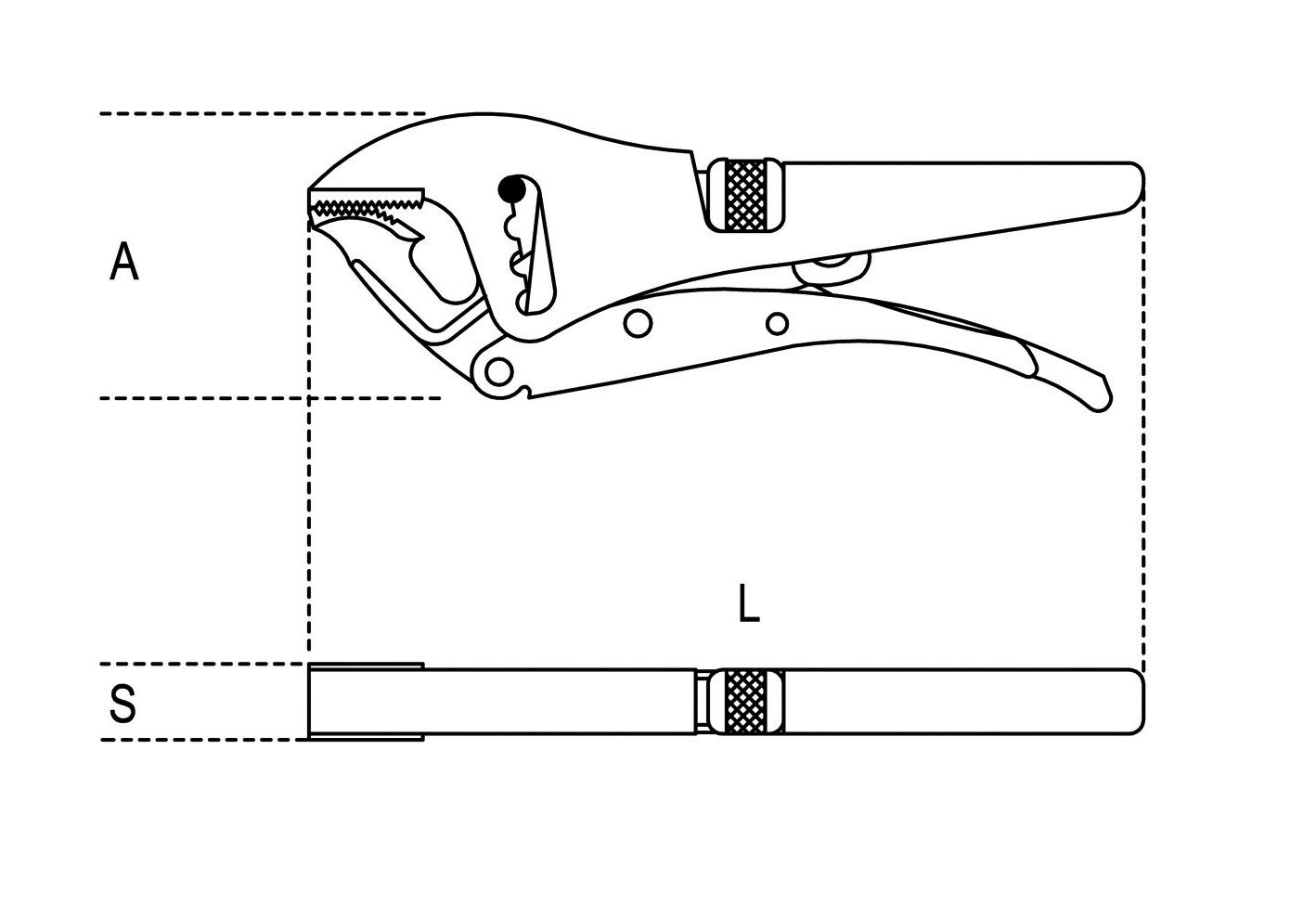 Pinza autobloccante Beta 1050