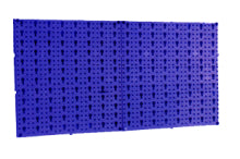 Pannelli Forati Portautensili color blu Tecnolam 98x46 cm